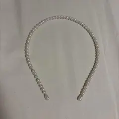 パール カチューシャ