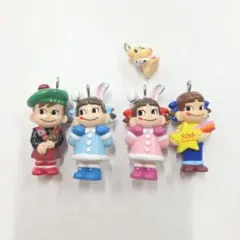 ペコちゃん キャラクター キーホルダー セット まとめ売り