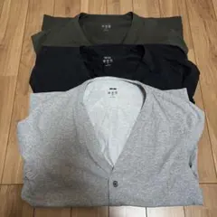 ユニクロ　エアリズムカーディガン3枚セット