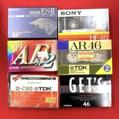 【未開封】 希少品7種セット カセットテープ SONY TDKのサムネイル