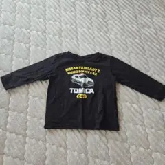 petit main　トミカ長袖カットソー黒　１００cm