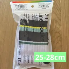 25-28cm 石川県 ファミリーマート 47都道府県限定ラインソックス