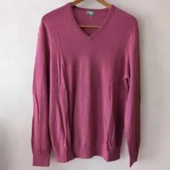 ユニクロ　メンズセーター カシミア混Vネックニット