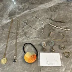 ネックレス・ブレスレット・ピアス・リングセット