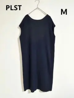 PLST ニットノースリーブワンピース　ネイビー　レディースのサムネイル