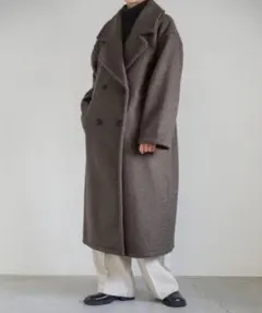 ブークレーロングチェスターコート　select moca