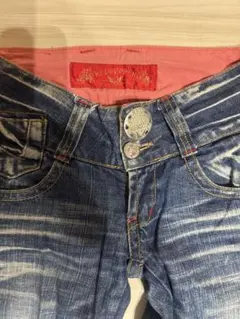 RED PEPPER レッドペッパー フレアデニム ダメージ加工　W25
