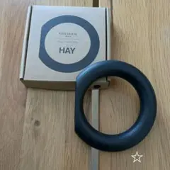 【新品未使用】HAY gymhook ジムフック　Mサイズ　ブラック　壁掛フック
