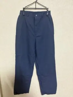 シンプル カジュアルパンツ ネイビー系