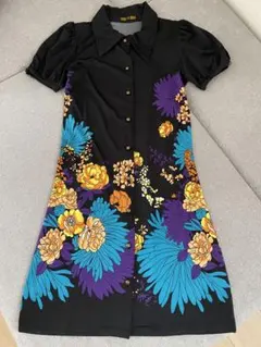 sly 花柄レトロワンピース