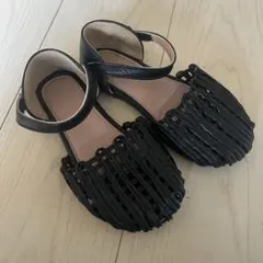 キッズ　韓国子供服　ブラック　サンダル　size 20.5㎝