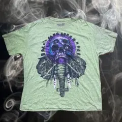 neff Tシャツ スカル エレファント グラフィック grunge Y2Kのサムネイル