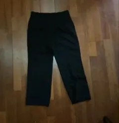 黒 スラックス ストレート