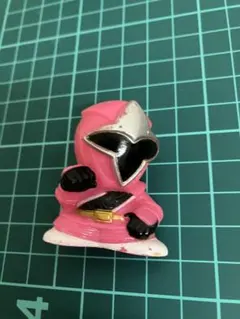 2015年 当時物 戦隊ヒーローキッズ モモニンジャー 指人形 ソフビ