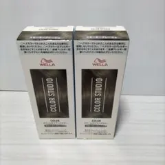 2set新品ウエラカラースタジオクリームタイプヘアカラー スモーキーグレージュのサムネイル