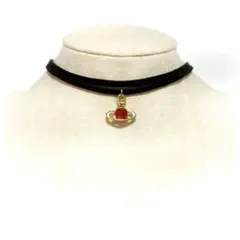 【本日限定価格】土星レッドチョーカー