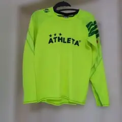 ATHLETA 蛍光イエロー 長袖シャツ　160センチ