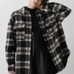 値下げ★AZUL BY MOUSSY チェック パターン フラネル シャツ