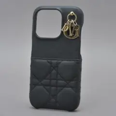 ディオール レディ カナージュ アイフォンケース iphone14Proブラック
