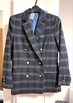 テーラードジャケット チェック