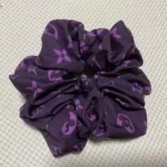 シュシュ　パープル　現品限り