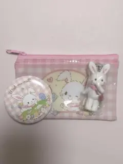 実写版 ミニチュアチャーム セリア ウィッシュミーメル ポーチ 缶バッジ