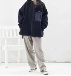 MILKFED. BOA ZIP UP JACKET フリース ボア ジャケット