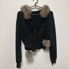 ファー付きパーカー パーカー
