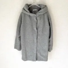 THE SHOP TK ザ ショップ ティーケー　レディースロングコート　グレーのサムネイル