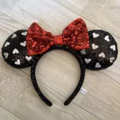 ディズニー　カチューシャ　ハート