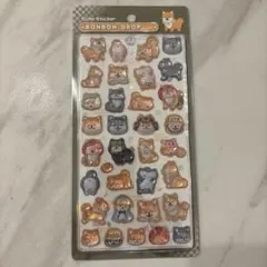 クーリア正規品 ボンボンドロップシール 和柄 柴犬 メルカリ便即日発送