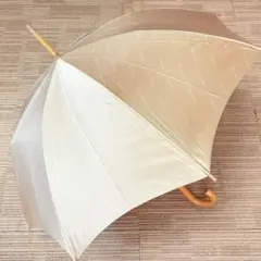 Christian Dior 文字ロゴ総柄　ゴールド　晴雨兼用長傘のサムネイル