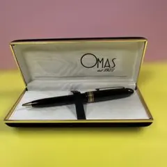 d*3様 OMAS 万年筆 ブラック ゴールドトリム - メルカリ