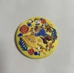 ディズニー刺繍缶バッチ　第二弾美女と野獣