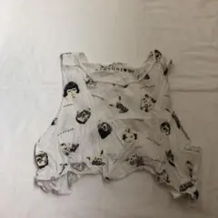 GU ジーユー　タンクトップ　柄物トップス