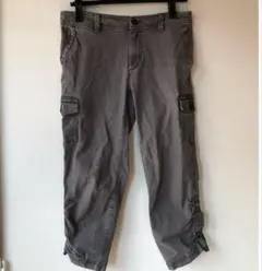 SPECIALLY DYED 7部丈パンツ　グレー　カーゴパンツ