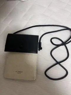 エミル2ミニショルダーバッグ ALTROSE ショルダーバッグ ホワイトブラック