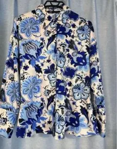 ZARA フラワープリント　花柄　ブラウス　M