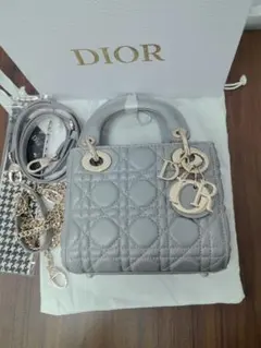 ♪可愛い♡ Dior レディディオール ミニ グレー