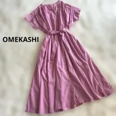 OMEKASI おめかし　コットン ギャザー ワンピース　リボン　ゆったりのサムネイル