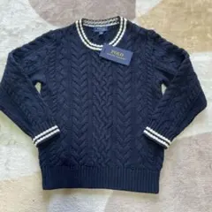 041 Polo Ralph Lauren ケーブルニットセーター7T130cm