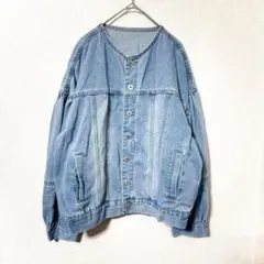 コカ coca デニムジャケット ボリューム スリーブ ライトブルー