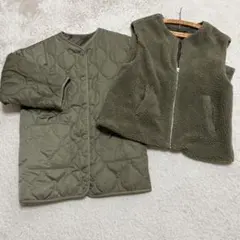 キルティングブルゾン　ボアベスト付き　INGNI