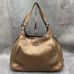 希少 美品✨コーチ マディソン 編み込み マギー ワンショルダーバッグ ブラウン 希少 美品✨コーチ マディソン 編み込み マギー ワンショルダーバッグ