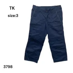TK　ティーケー　ハーフパンツ ネイビー　3　おしゃれのサムネイル