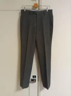 AOKI【76】美品　スラックス　秋冬　グレー　クリーニング済