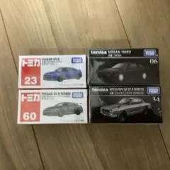 トミカ 日産 180SX 箱スカ　スカイラインGT-R 2台セットのサムネイル