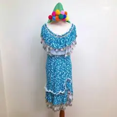 フラメンコ衣装 水玉 グリーン - メルカリ