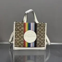 コーチ COACH デンプシートート22 ショルダーバッグ シグネチャー パッチ