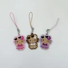 サンリオ ハローキティ 日焼け ラバーストラップ